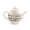 Black Toast 4 Mug Teapot